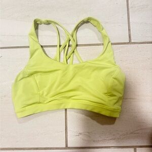 Lululemon Women's Lime Sports Bra
